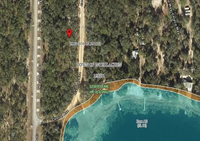 Photo 1 of Land for sale at 129 Central Ave, Interlachen, FL 32148 | MLS# OM696372 | Listing updated on 2026-02-17