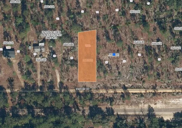 Photo 1 of Land for sale at 00 Denver Dr, Interlachen, FL 32148 | MLS# OM696450 | Listing updated on 2026-02-20
