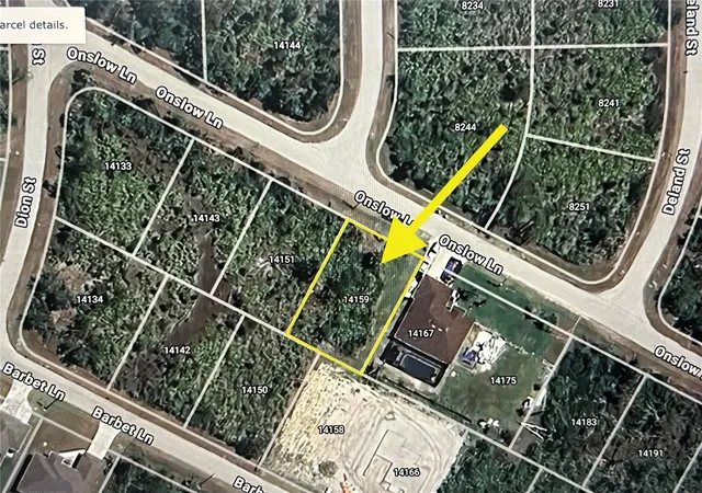 Photo 3 of Land for sale at 14159 Onslow Ln, Port Charlotte, FL 33981 | MLS# C7506466 | Listing updated on 2026-10-06