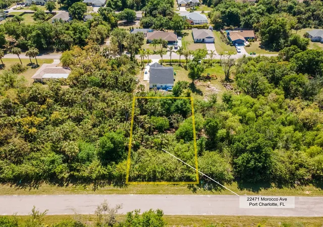 Photo 1 of Land for sale at 22471 Morocco Ave, Port Charlotte, FL 33952 | MLS# C7507048 | Listing updated on 2026-05-11