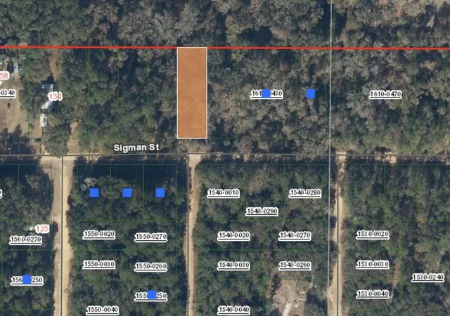Photo 1 of Land for sale at 00 Sigman St, Interlachen, FL 32148 | MLS# OM697616 | Listing updated on 2026-03-15