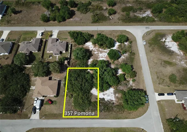 Photo 1 of Land for sale at 357 Pomona St, Lehigh Acres, FL 33974 | MLS# O6292485 | Listing updated on 2026-04-27