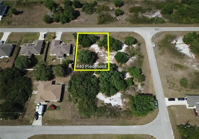 Photo 1 of Land for sale at 440 Piedmont St, Lehigh Acres, FL 33974 | MLS# O6292502 | Listing updated on 2026-04-27