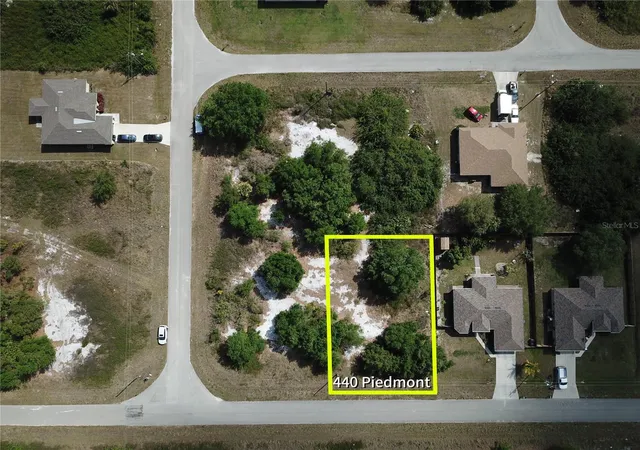Photo 1 of Land for sale at 440 Piedmont St, Lehigh Acres, FL 33974 | MLS# O6292502 | Listing updated on 2026-10-29