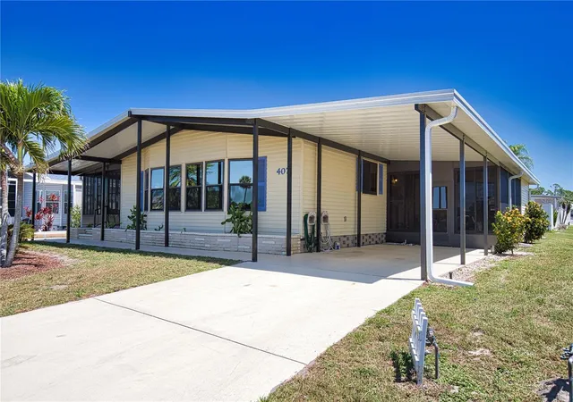 Photo 1 of Manufactured home for sale at 407 Madonna, North Port, FL 34287 | MLS# TB8373465 | Listing updated on 2026-09-22