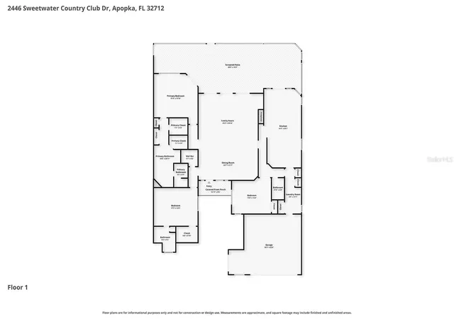 47th image of 2446 Sweetwater Country Club Dr, Apopka, FL 32712 | MLS# O6302819
