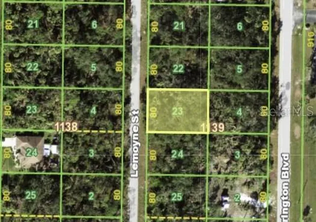 Photo 1 of Land for sale at 418 Lemoyne St, Port Charlotte, FL 33954 | MLS# O6307879 | Listing updated on 2026-07-24