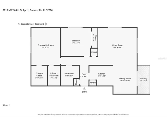 Photo 2 of Condo for sale at 2715 Nw 104th Ct #1, Gainesville, FL 32606 | MLS# OM701662 | Listing updated on 2026-10-07