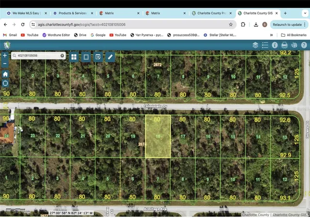 Photo 1 of Land for sale at 13085 Chiminiello Dr, Port Charlotte, FL 33953 | MLS# C7510258 | Listing updated on 2025-12-18