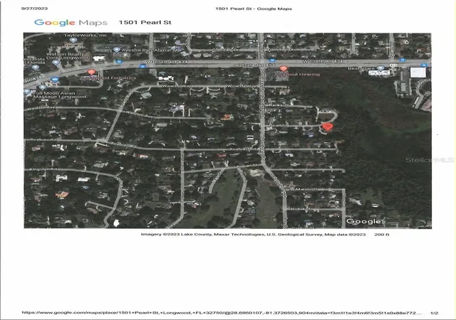 Photo 2 of Land for sale at 1501 Pearl St, Longwood, FL 32750 | MLS# G5099293 | Listing updated on 2026-08-11