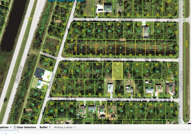 Photo 1 of Land for sale at 23485 Winthrob Ave, Port Charlotte, FL 33980 | MLS# NS1085610 | Listing updated on 2026-07-16