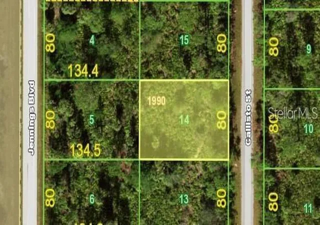 Photo 1 of Land for sale at 3189 Callisto St, Port Charlotte, FL 33981 | MLS# N6139924 | Listing updated on 2026-05-27