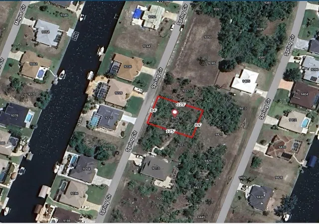 Photo 1 of Land for sale at 9229 Spring Cir, Port Charlotte, FL 33981 | MLS# A4660862 | Listing updated on 2026-10-29