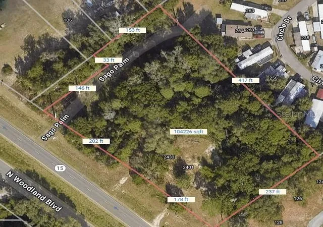 Photo 1 of Land for sale at 2401 N Woodland Blvd, Deland, FL 32720 | MLS# O6333048 | Listing updated on 2026-08-17