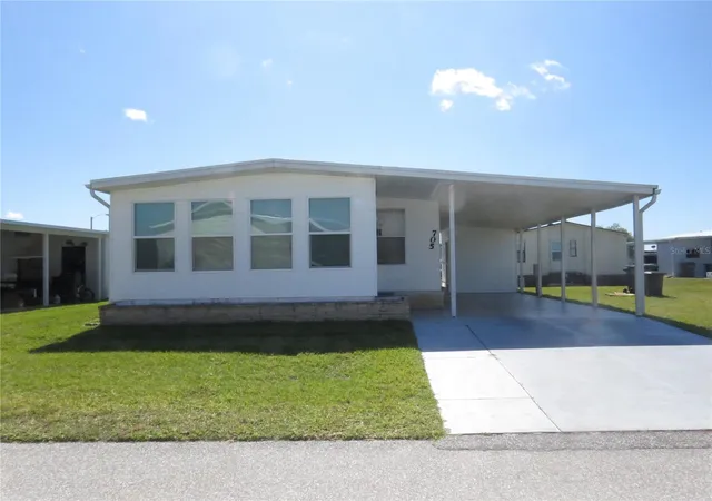 Photo 1 of Manufactured home for sale at 705 Blackburn Blvd, North Port, FL 34287 | MLS# A4664125 | Listing updated on 2026-09-05