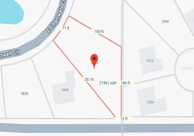 Photo 1 of Land for sale at 2856 E Chartwell Cir, Hernando, FL 34442 | MLS# TB8425781 | Listing updated on 2026-08-24