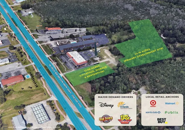 Photo 3 of Land for sale at 4553 W Irlo Bronson Memorial Hwy, Kissimmee, FL 34746 | MLS# O6356560 | Listing updated on 2026-08-26