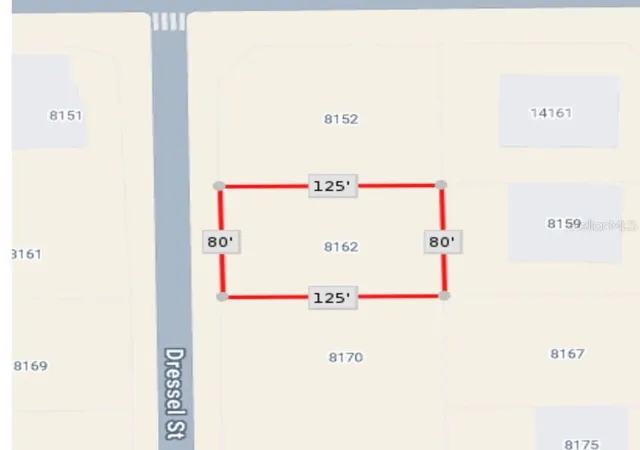 Photo 2 of Land for sale at 8162 Dressel St, Port Charlotte, FL 33981 | MLS# N6141331 | Listing updated on 2026-08-03