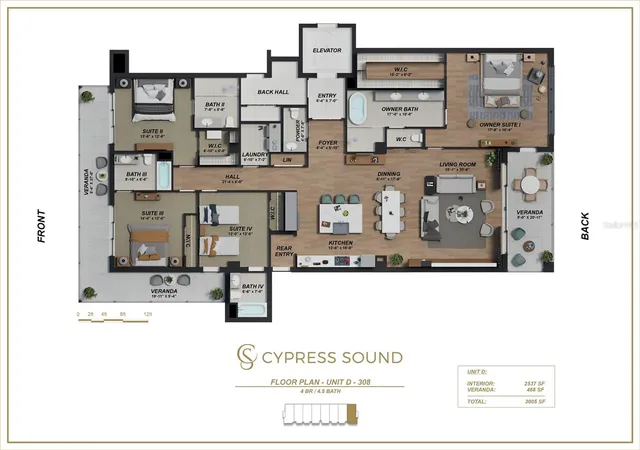 4th image of 10009 Crisbert Ct Rd #308D, Orlando, FL 32836 | MLS# O6358656