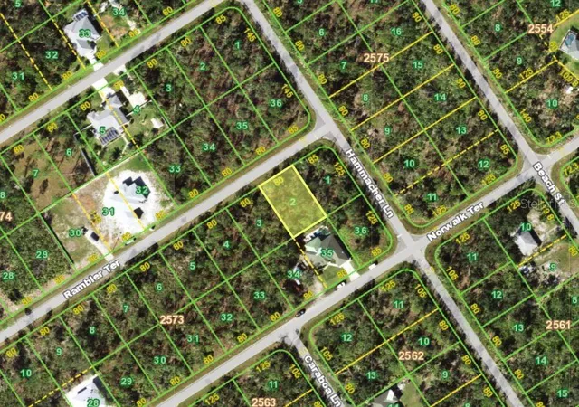 Photo 1 of Land for sale at 1252 Rambler Ter, Port Charlotte, FL 33953 | MLS# C7517554 | Listing updated on 2026-03-10