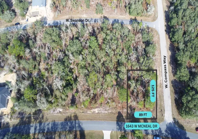 Photo 1 of Land for sale at 1643 W Mcneal Dr, Dunnellon, FL 34434 | MLS# W7881434 | Listing updated on 2026-03-19