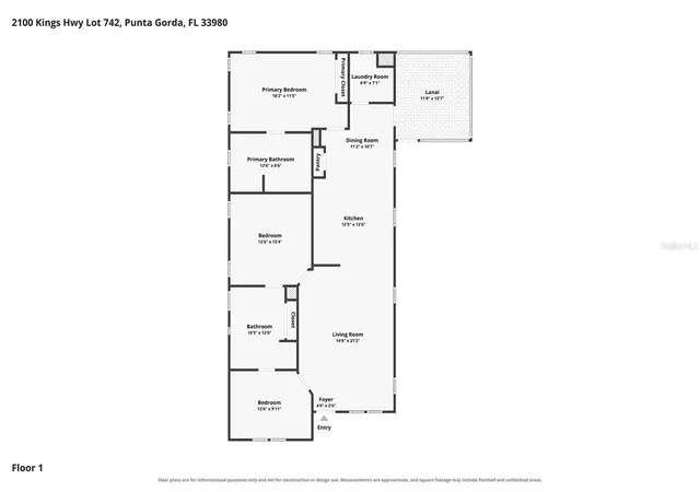 Photo 2 of Manufactured home for sale at 2100 Kings Hwy #742, Punta Gorda, FL 33980 | MLS# C7519098 | Listing updated on 2026-10-10
