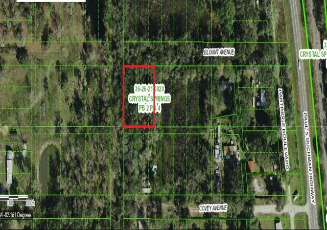 Land for sale at Partrigde Blvd, ZEPHYRHILLS, FL 33540 | MLS# O6372731