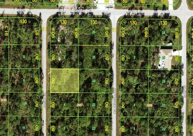 Photo 1 of Land for sale at 3088 Jonah St, Port Charlotte, FL 33948 | MLS# A4678447 | Listing updated on 2026-08-11