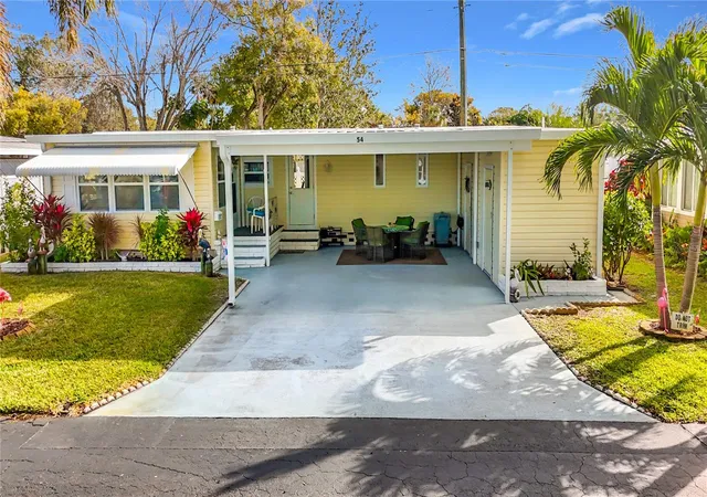 Photo 1 of Manufactured home for sale at 7880 54th Avenue N #54, Saint Petersburg, FL 33709 | MLS# TB8468457 | Listing updated on 2026-09-27