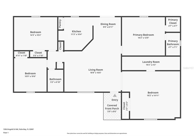 41st image of 1336 Gingold St Nw, Palm Bay, FL 32907 | MLS# O6377097