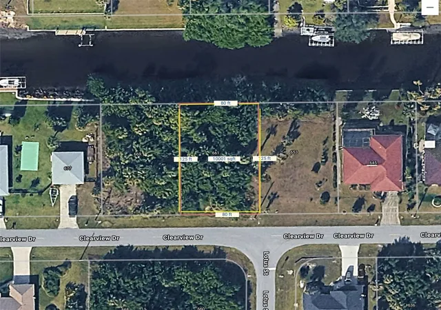 Photo 2 of Land for sale at 661 Clearview Dr, Port Charlotte, FL 33953 | MLS# C7522510 | Listing updated on 2026-02-26