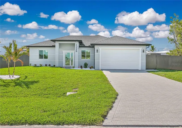 Photo 1 of Single family home for sale at 1326 Ne 7th Place, Cape Coral, FL 33909 | MLS# TB8482647 | Listing updated on 2026-09-13