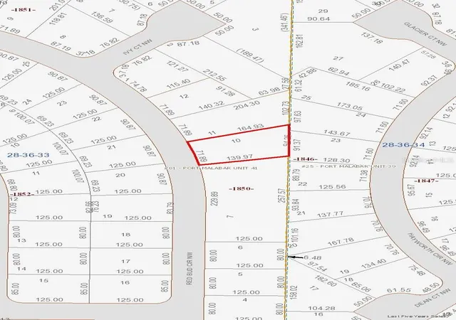 Photo 3 of Land for sale at 1667 Red Bud Cir NW, Palm Bay, FL 32907 | MLS# O6389798 | Listing updated on 2026-09-19