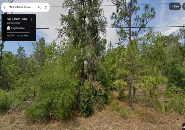 Photo 1 of Land for sale at 11754 N Belluzzi Ter, Dunnellon, FL 34433 | MLS# O6390812 | Listing updated on 2026-03-20