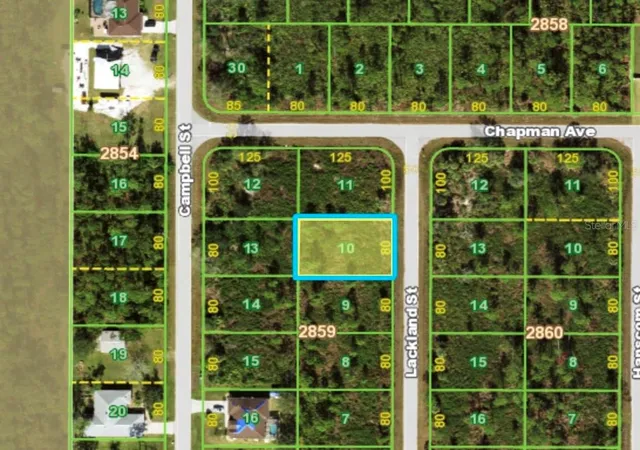 Photo 1 of Land for sale at 411 Lackland St, Port Charlotte, FL 33953 | MLS# A4686281 | Listing updated on 2026-03-16