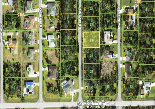 Photo 1 of Land for sale at 496 Sherwin St, Port Charlotte, FL 33953 | MLS# C7523688 | Listing updated on 2026-07-08