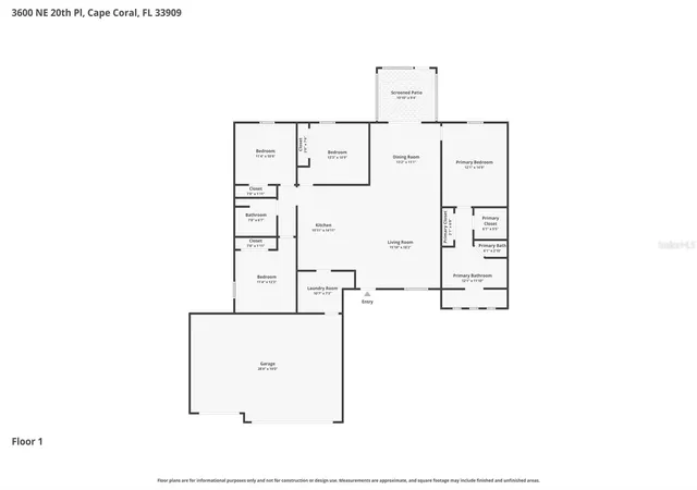 52nd image of 3600 Ne 20th Pl, Cape Coral, FL 33909 | MLS# C7524017