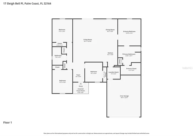 Homes for sale in Palm Coast, FL | 17 Sleigh Bell Pl, Palm Coast, FL 32164 | MLS# FC317745