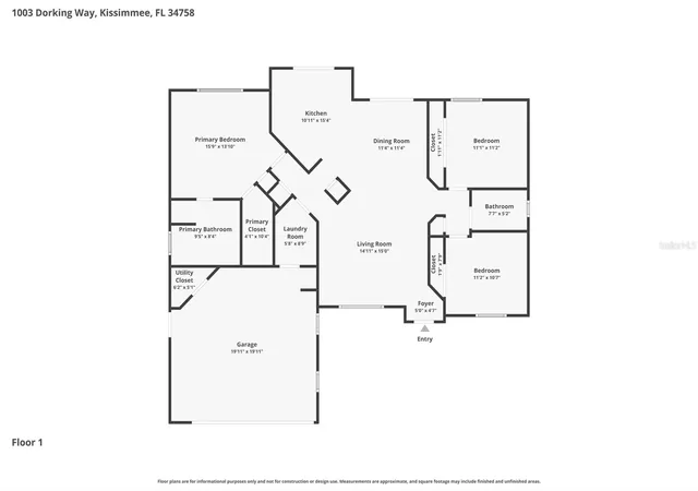 Homes for sale in Kissimmee, FL | 1003 Dorking Wy, Kissimmee, FL 34758 | MLS# TB8498798