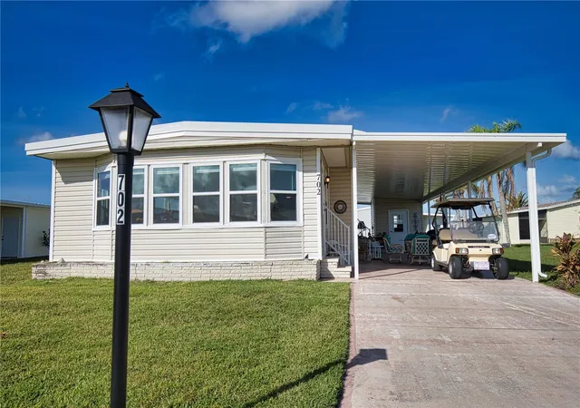 Photo 1 of Manufactured home for sale at 702 Blanca, North Port, FL 34287 | MLS# TB8501209 | Listing updated on 2026-09-22