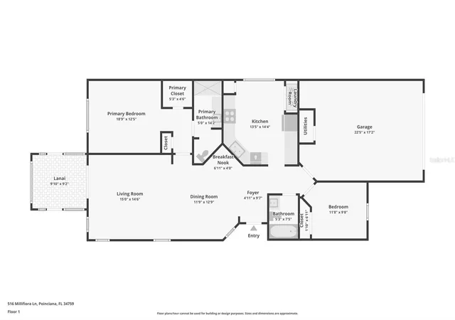 61st image of 516 Millifiora Ln, Kissimmee, FL 34759 | MLS# P4938561
