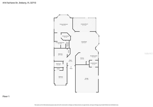 37th image of 414 Fairlane Dr, De Bary, FL 32713 | MLS# V4948814