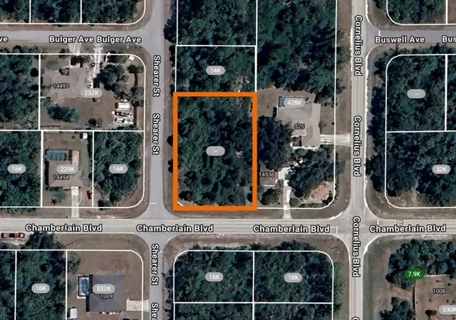 Photo 1 of Land for sale at 14526 Chamberlain Blvd, Port Charlotte, FL 33953 | MLS# A4692150 | Listing updated on 2026-07-30