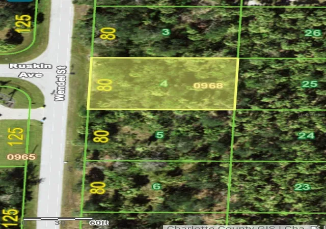 Photo 1 of Land for sale at 184 Wendel St, Port Charlotte, FL 33954 | MLS# D6147370 | Listing updated on 2026-10-30