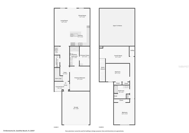 Photo 3 of Townhouse for sale at 73 Montecito Dr, Satellite Beach, FL 32937 | MLS# V4949006 | Listing updated on 2026-08-24