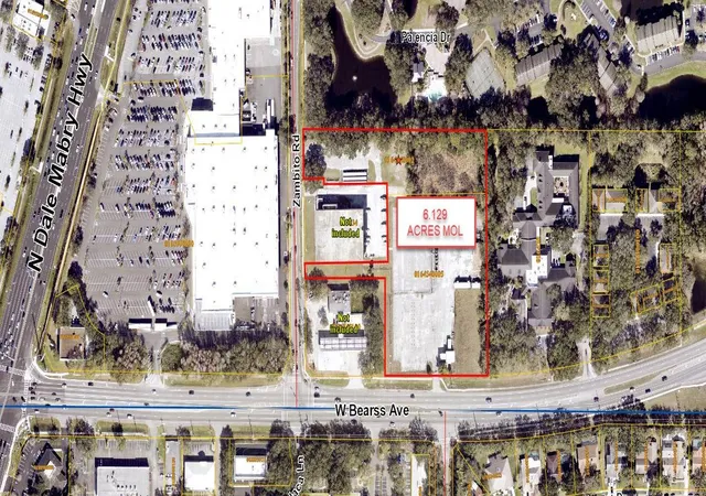 Photo 1 of Land for sale at 3603 W Bearss Ave, Tampa, FL 33618 | MLS# TB8507471 | Listing updated on 2026-05-12