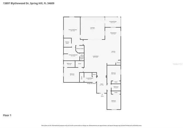 Photo 3 of Single family home for sale at 13897 Blythewood Dr, Spring Hill, FL 34609 | MLS# W7885687 | Listing updated on 2026-08-14