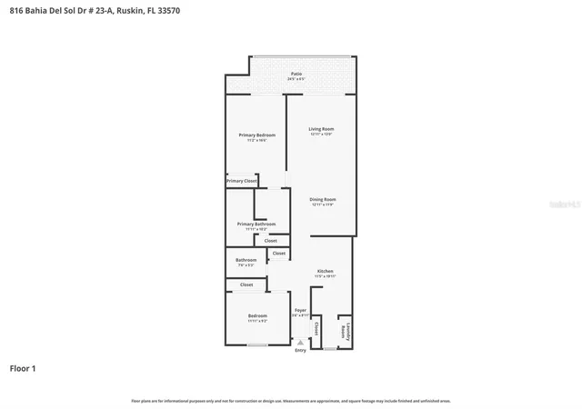 2nd image of 816 Bahia Del Sol Dr, RUSKIN, FL 33570