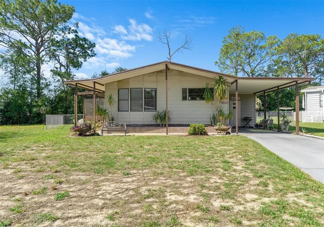 Photo 1 of Manufactured home for sale at 7106 Fitzpatrick Ave, Brooksville, FL 34613 | MLS# W7886016 | Listing updated on 2026-08-30