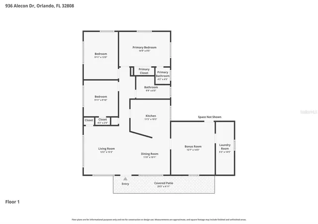 Homes for sale in Orlando, FL | 936 Alecon Dr, Orlando, FL 32808 | MLS# O6410639
